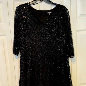Black SLNY dress, size 18W, wore once.